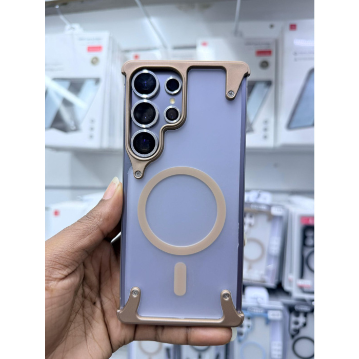 Metallic Frameless Case for Samsung Phones - Image 2