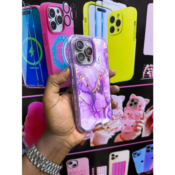 3 in 1 Marble Phone Case for iPhones - Image 6
