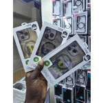 Matte clear with magnetic ring and free camera lens Case for iPhones - Image 4