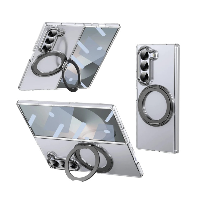 Clear Phone Case with ring for Samsung Fold Phones - Image 6