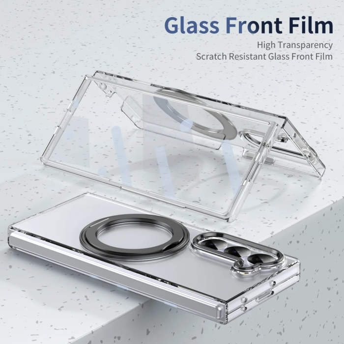 Clear Phone Case with ring for Samsung Fold Phones - Image 4