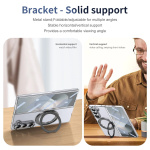 Clear Phone Case with ring for Samsung Fold Phones - Image 3