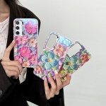 Marble Flower Case For Samsung A Series