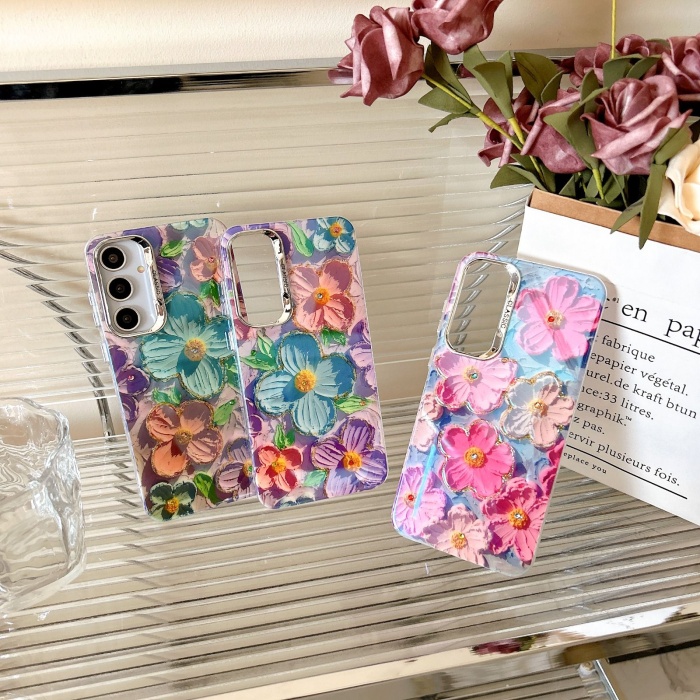 Marble Flower Case For Samsung A Series - Image 8