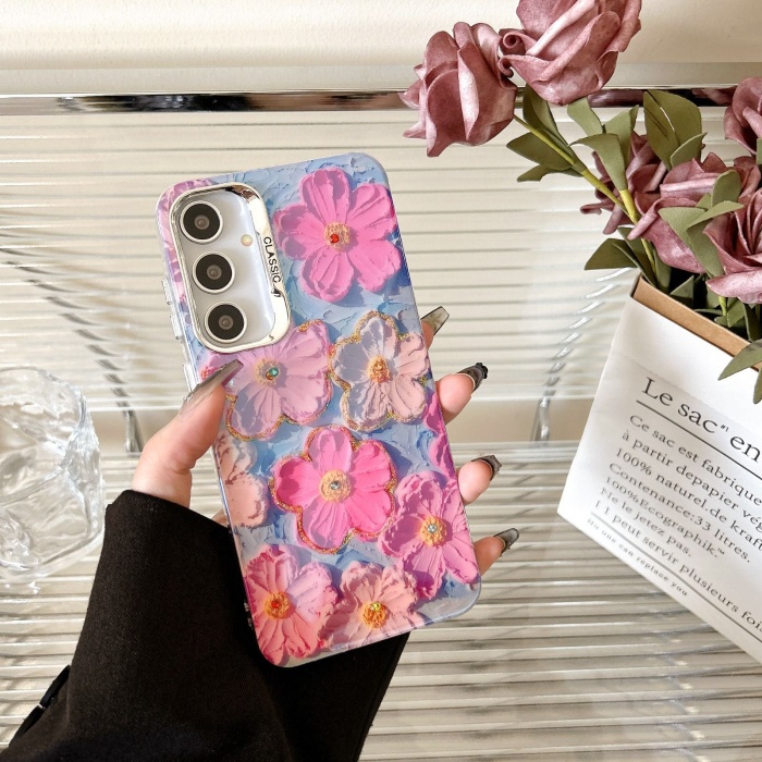 Marble Flower Case For Samsung A Series - Image 7