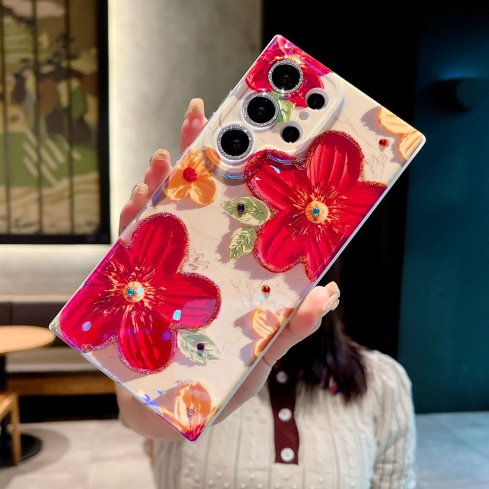 Flower Marble Case For Samsung S series - Image 3